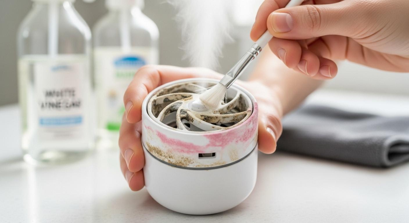 가습기 진동자 청소