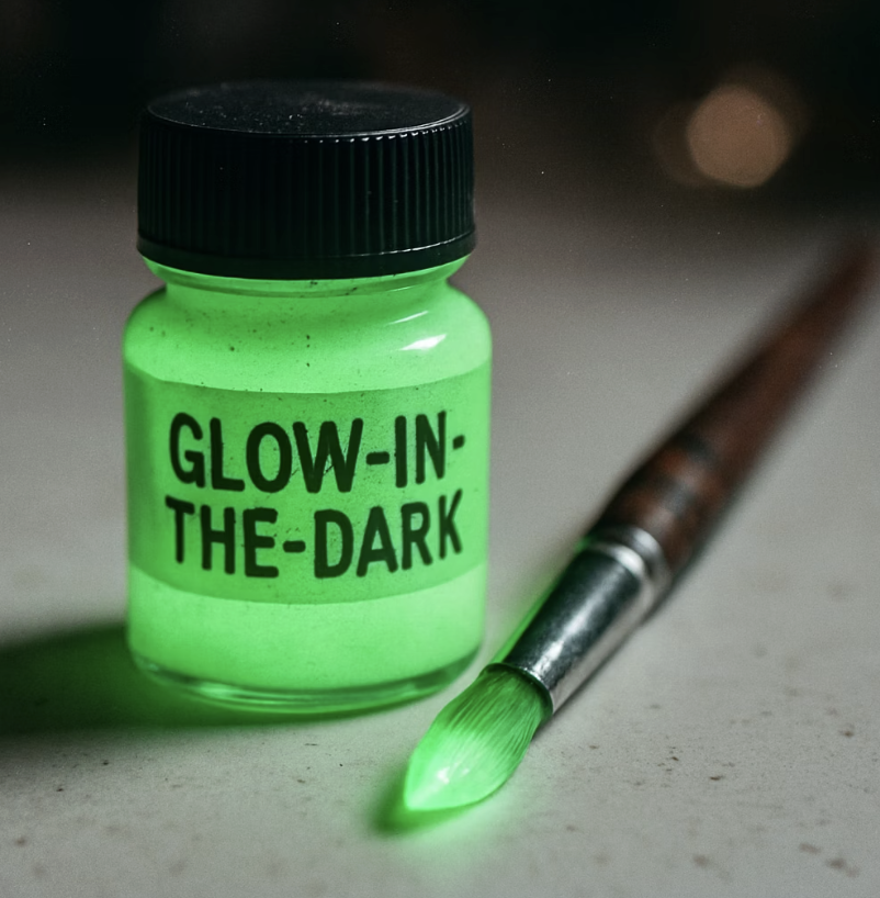 1. 낮에는 투명, 밤에는 반짝! 마법의 페인트