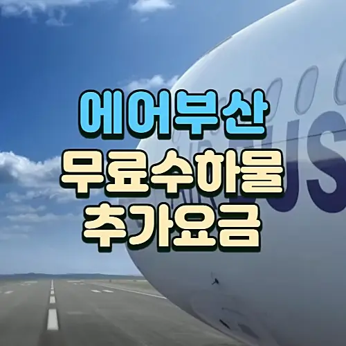 에어부산-위탁수하물-규정-무료-및-추가요금