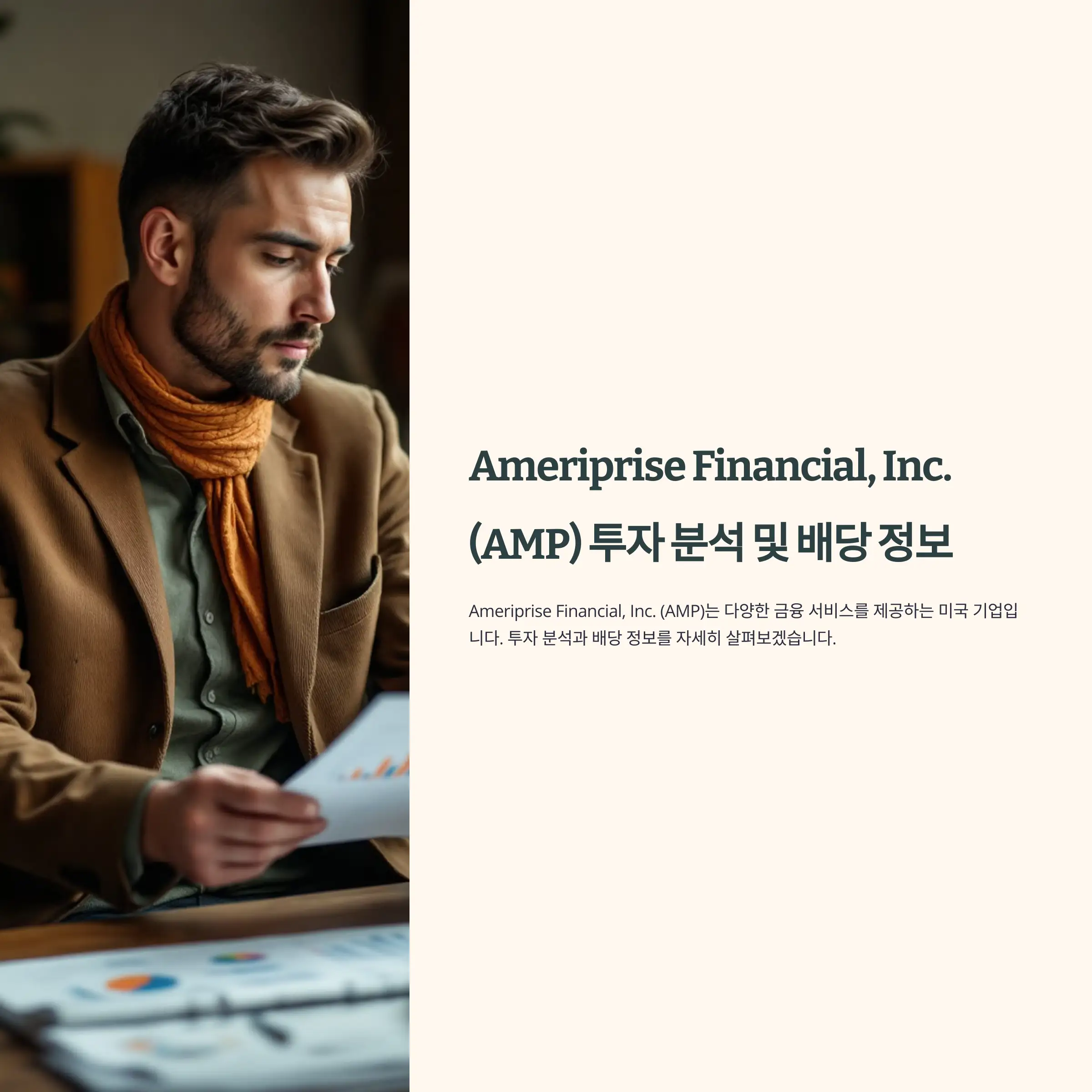 Ameriprise Financial, Inc. (AMP) 투자 &amp; 배당 완벽 분석