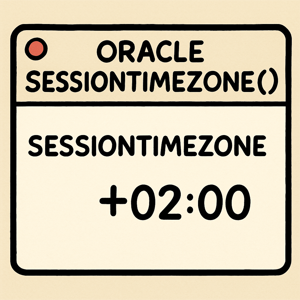 오라클 SESSIONTIMEZONE() 함수로 글로벌 애플리케이션 시간대 문제 해결