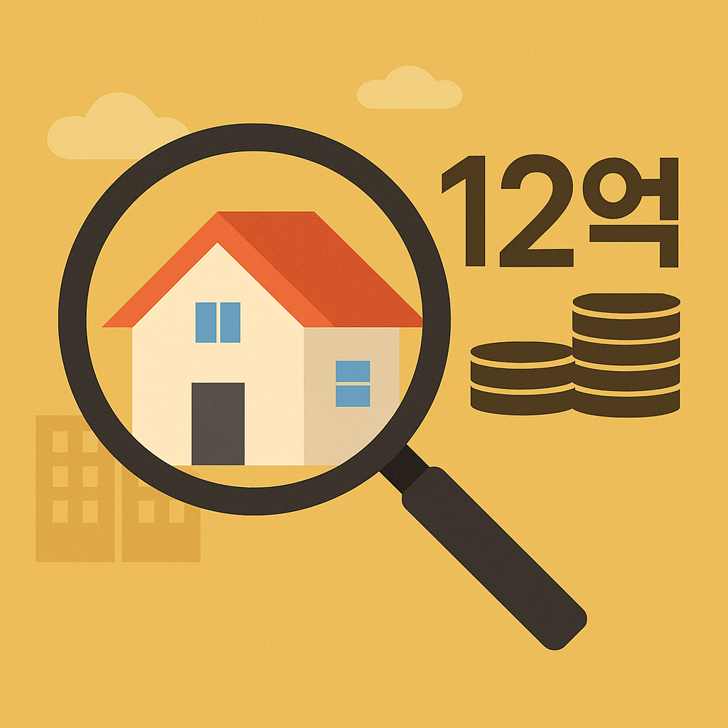 공시가격 변동으로 과세 기준에 걸리는 사례를 설명하는 이미지