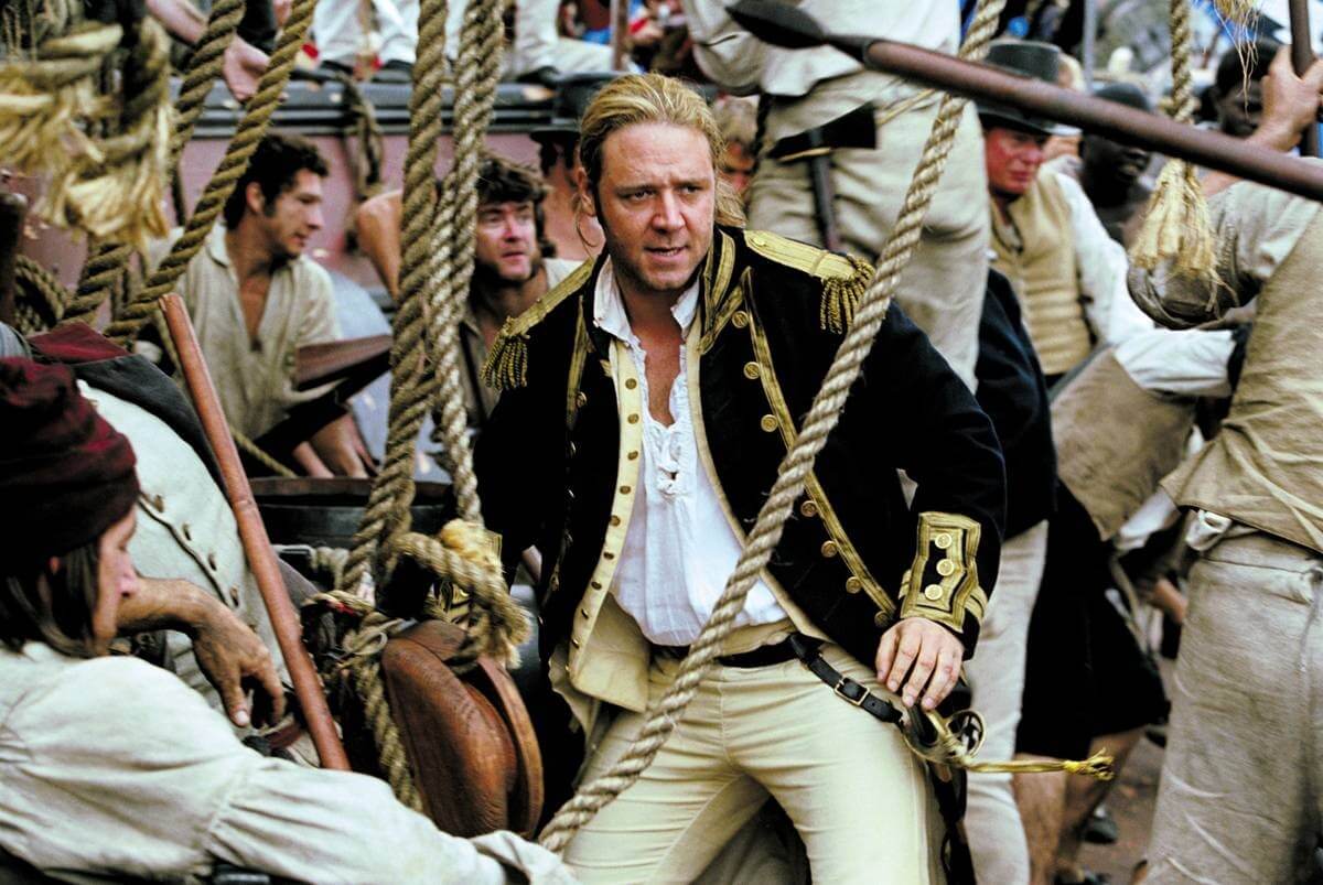 마스터 앤드 커맨더: 위대한 정복자 주인공 러셀 크로우