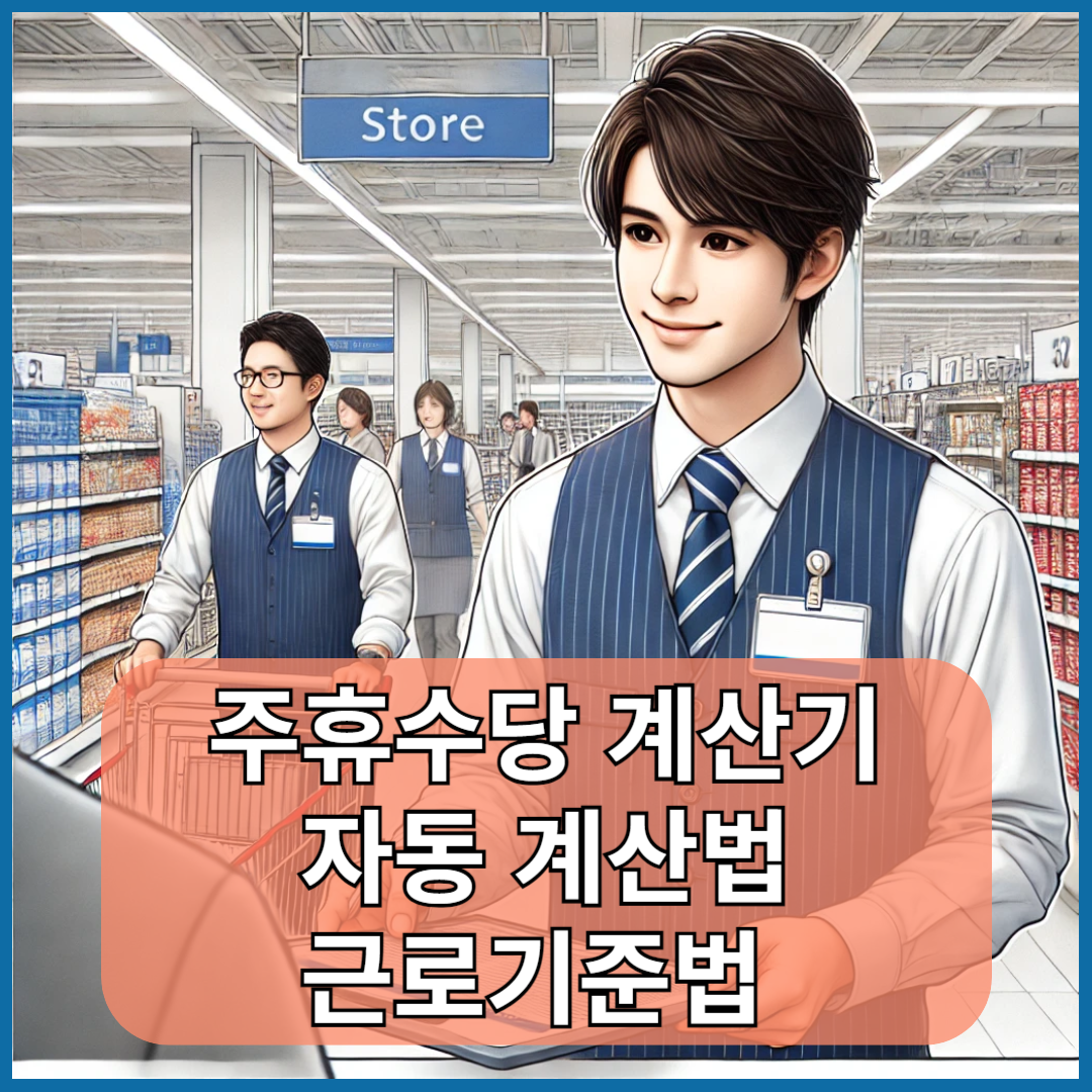 주휴수당 계산기 계산법