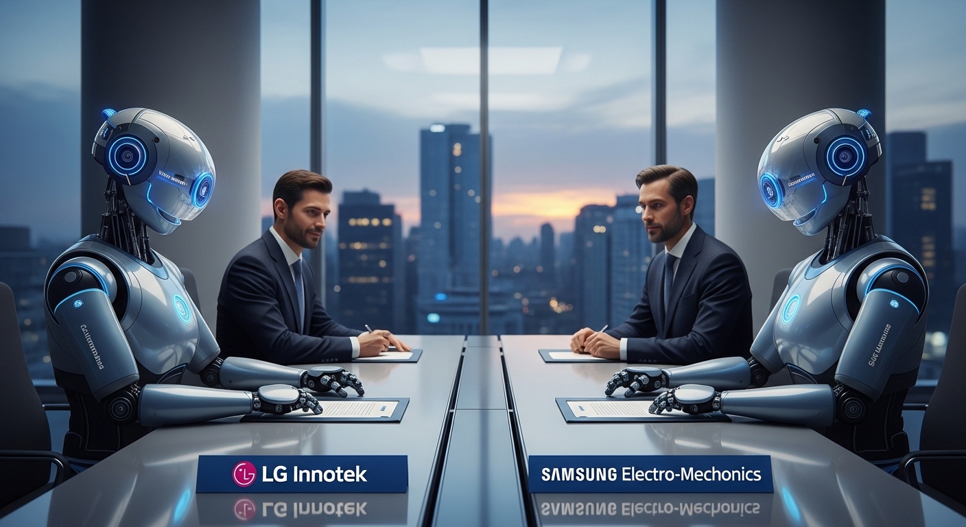 LG이노텍 삼성전기 휴머노이드 로봇 비전센서 카메라 모듈 공급 계약 블루그레이 2026