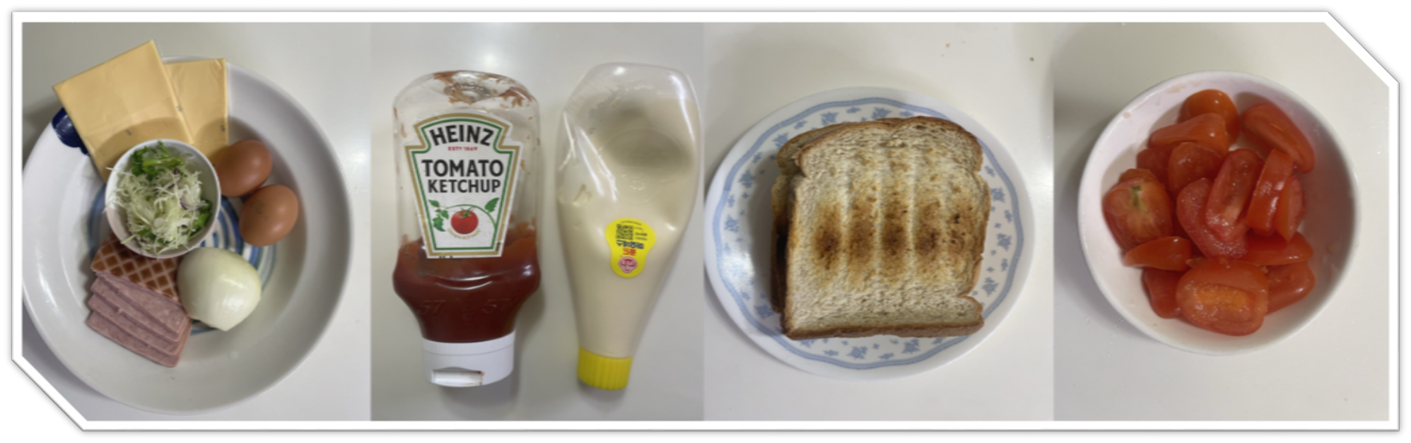 초간단햄치즈샌드위치