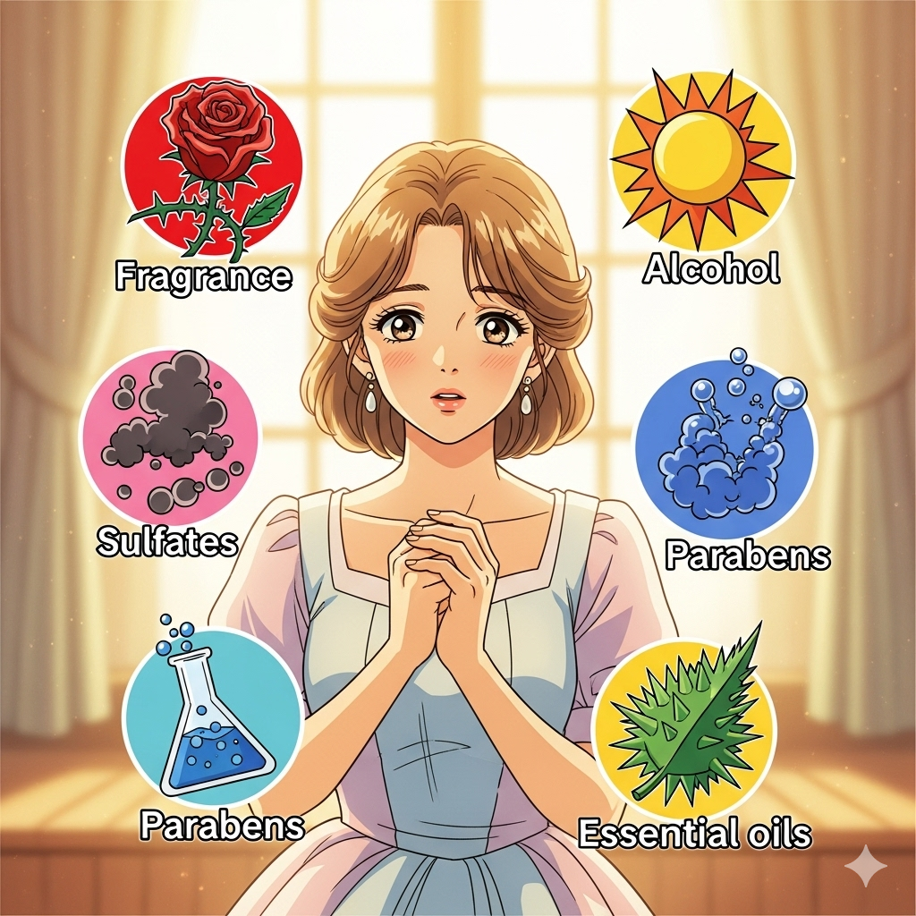 민감성 피부가 조심해야 할 화장품 성분 5가지