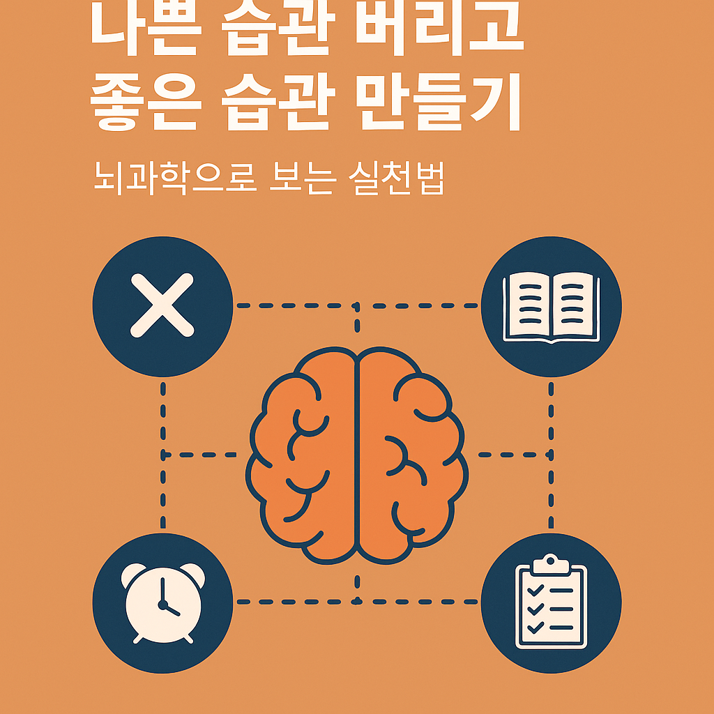 나쁜 습관 버리고 좋은 습관 만들기|뇌과학으로 보는 실천법