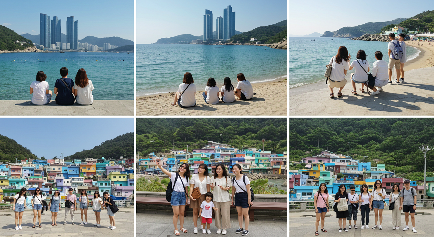 부산 해운대·광안리·감천마을