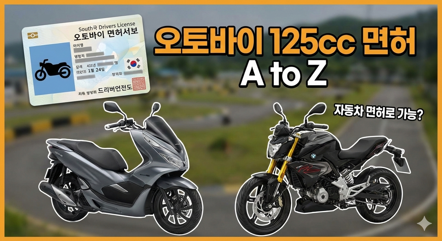 오토바이 125cc 면허, 취득 방법부터 종류별 특징까지 완벽 가이드