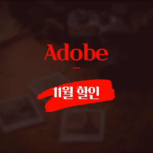 adobe 11월 할인