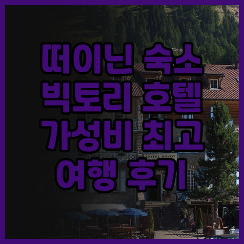 떠이닌 중심 숙소 빅토리 호텔, 깔끔