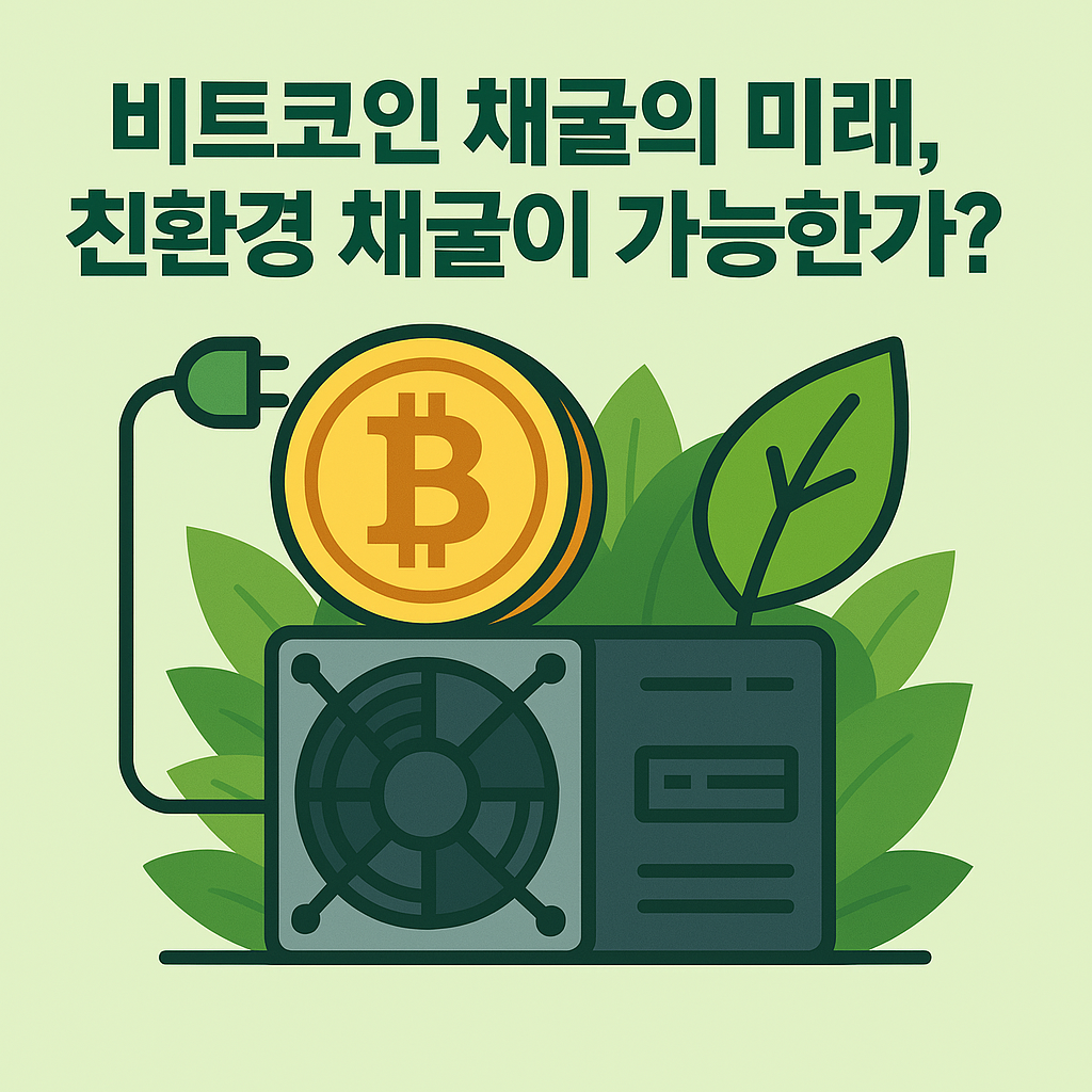 비트코인 채굴의 미래, 친환경 채굴이 가능한가