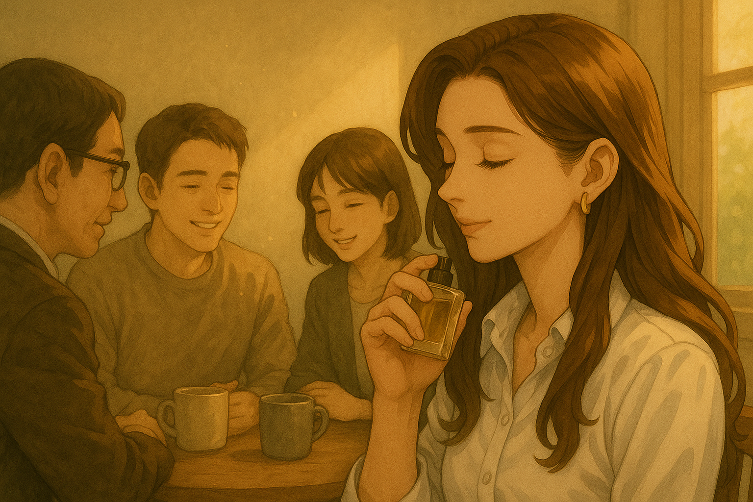 “향기를 매개로 관계의 시작을 느끼는 여성 – 마음의 문을 여는 향의 온도”