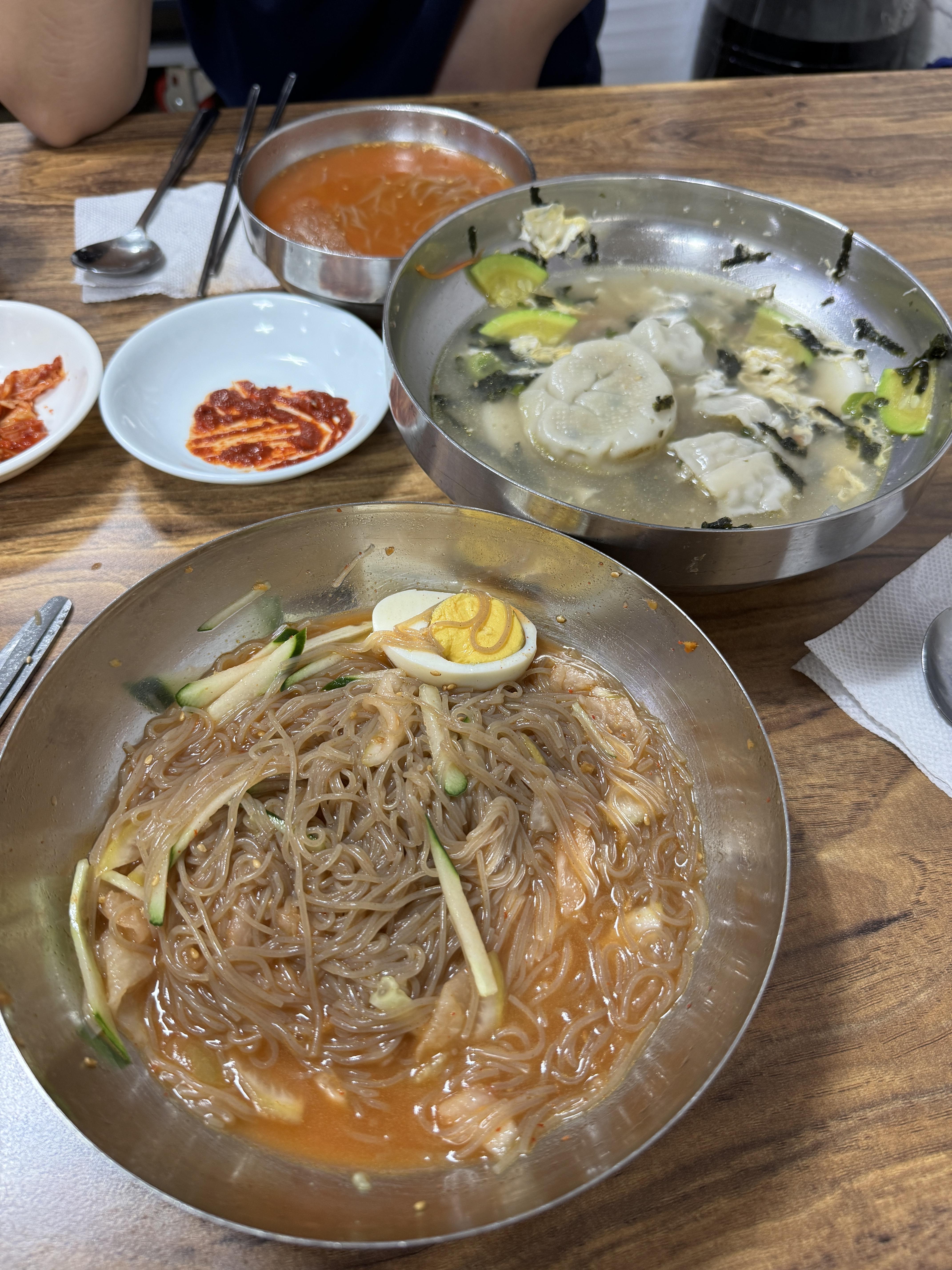 청량리-할머니냉면-남은음식