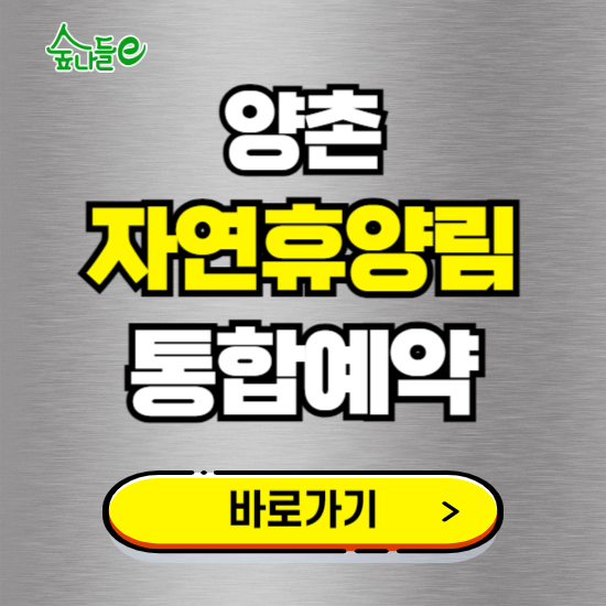 양촌 자연휴양림 온라인 예약하기 ❘ 숙소 야영장 캠핑장 실시간 예약 현황 보기 ❘ 충남 논산시
