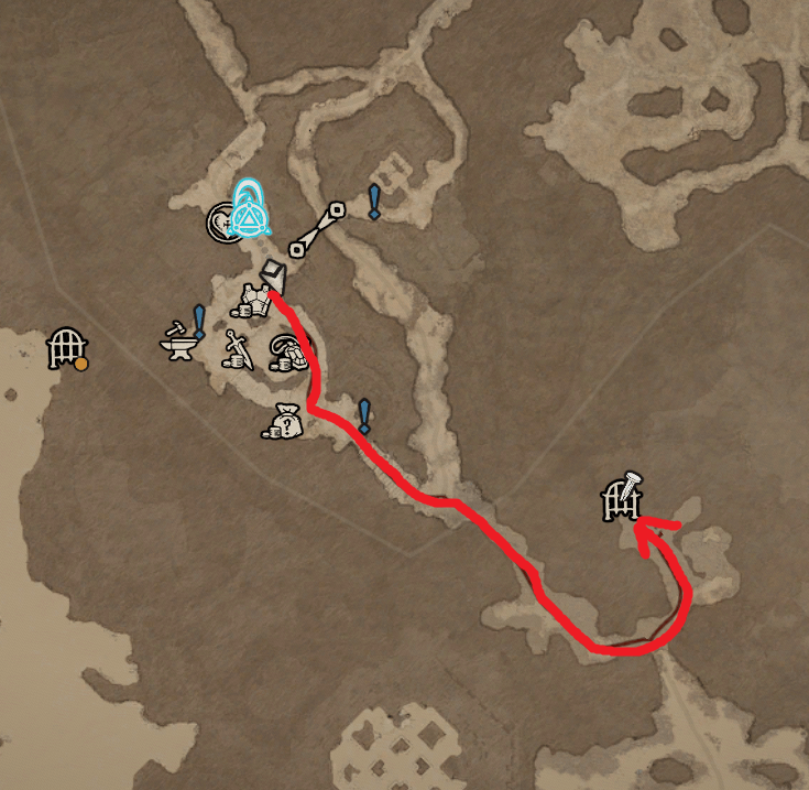 디아블로4 사막풍 동굴 1인 던전 소개