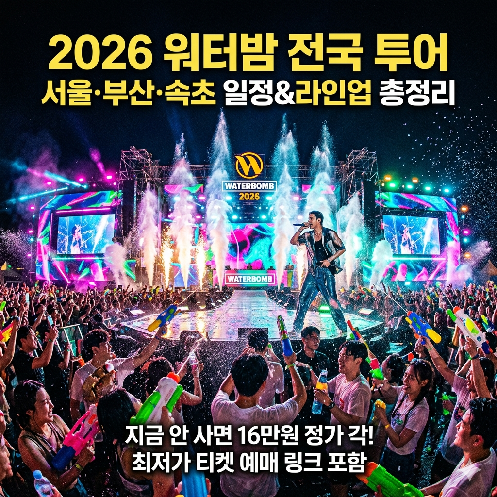 2026 워터밤 서울&middot;부산&middot;속초 예매 바로가기