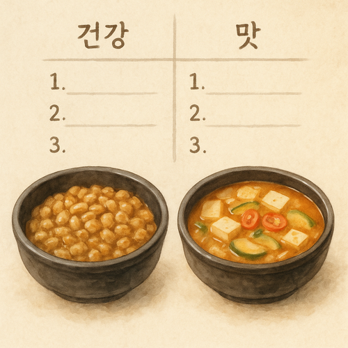 청국장-된장찌개-차이