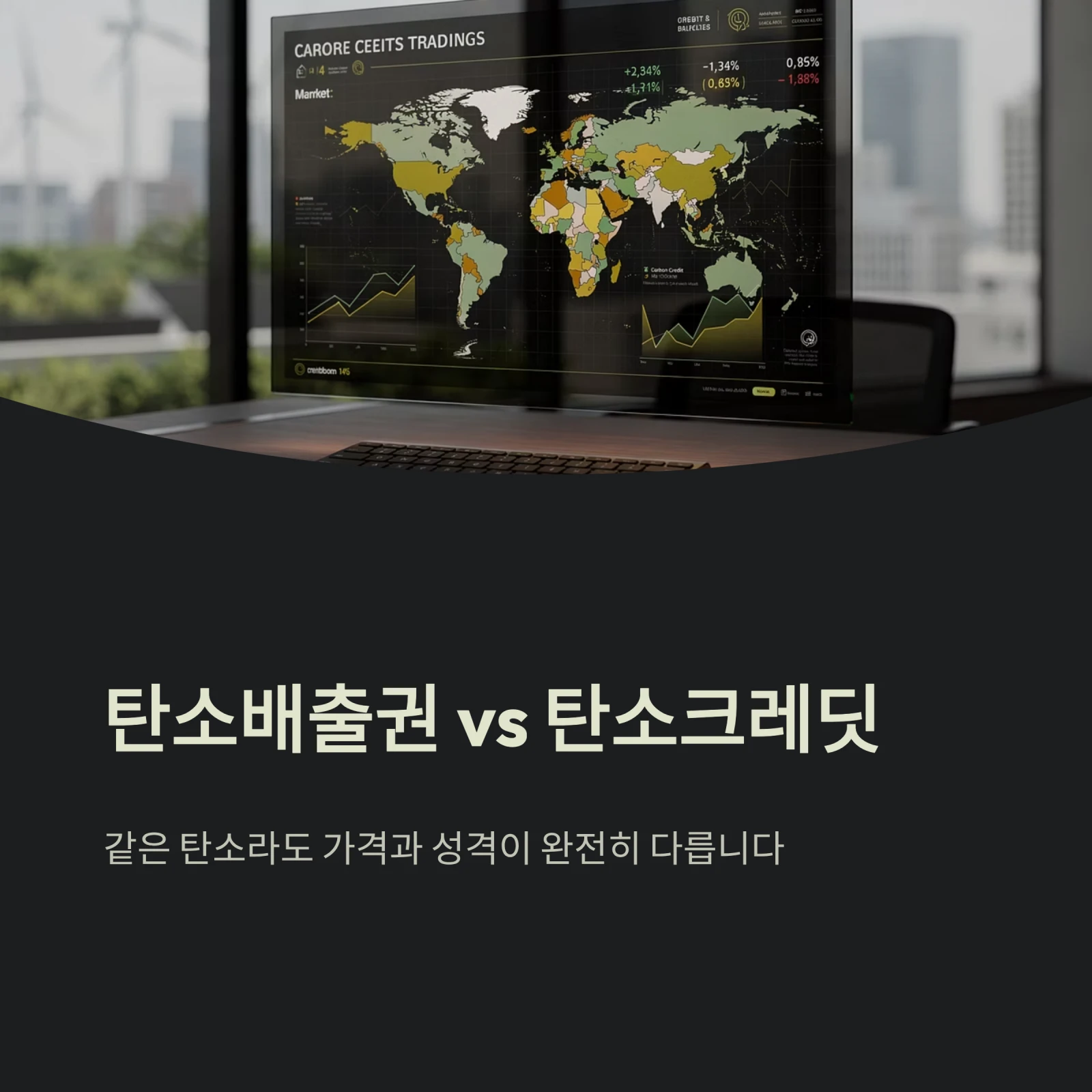 탄소배출권 vs 탄소크레딧