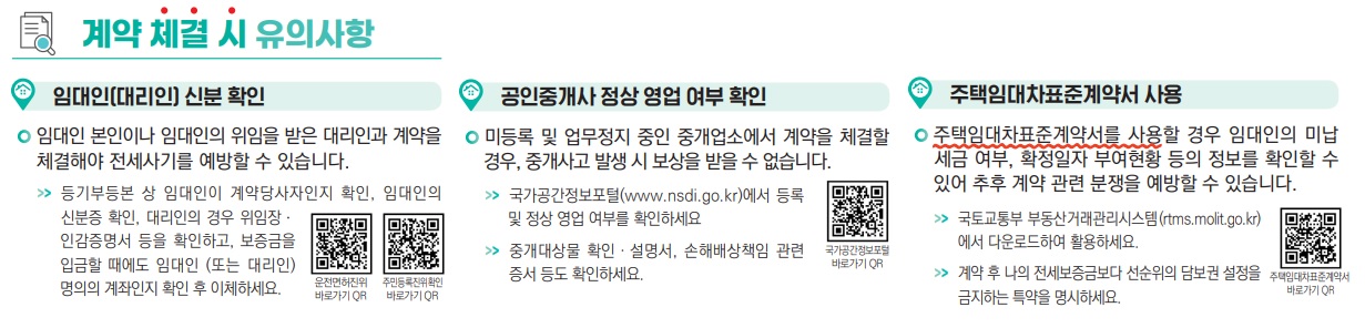 전세계약 유의사항 제대로 알기(계약 전 후)