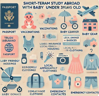 3세 이하 아기 단기유학 체크리스트