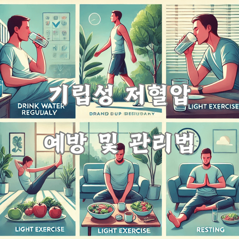 기립성 저혈압의 예방 및 관리법