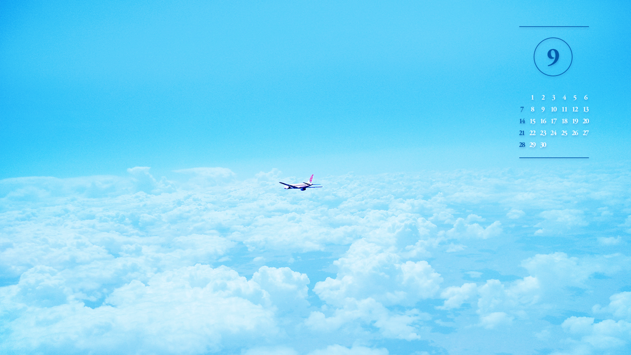 03 비행기 A - 2025년9월 노트북배경화면