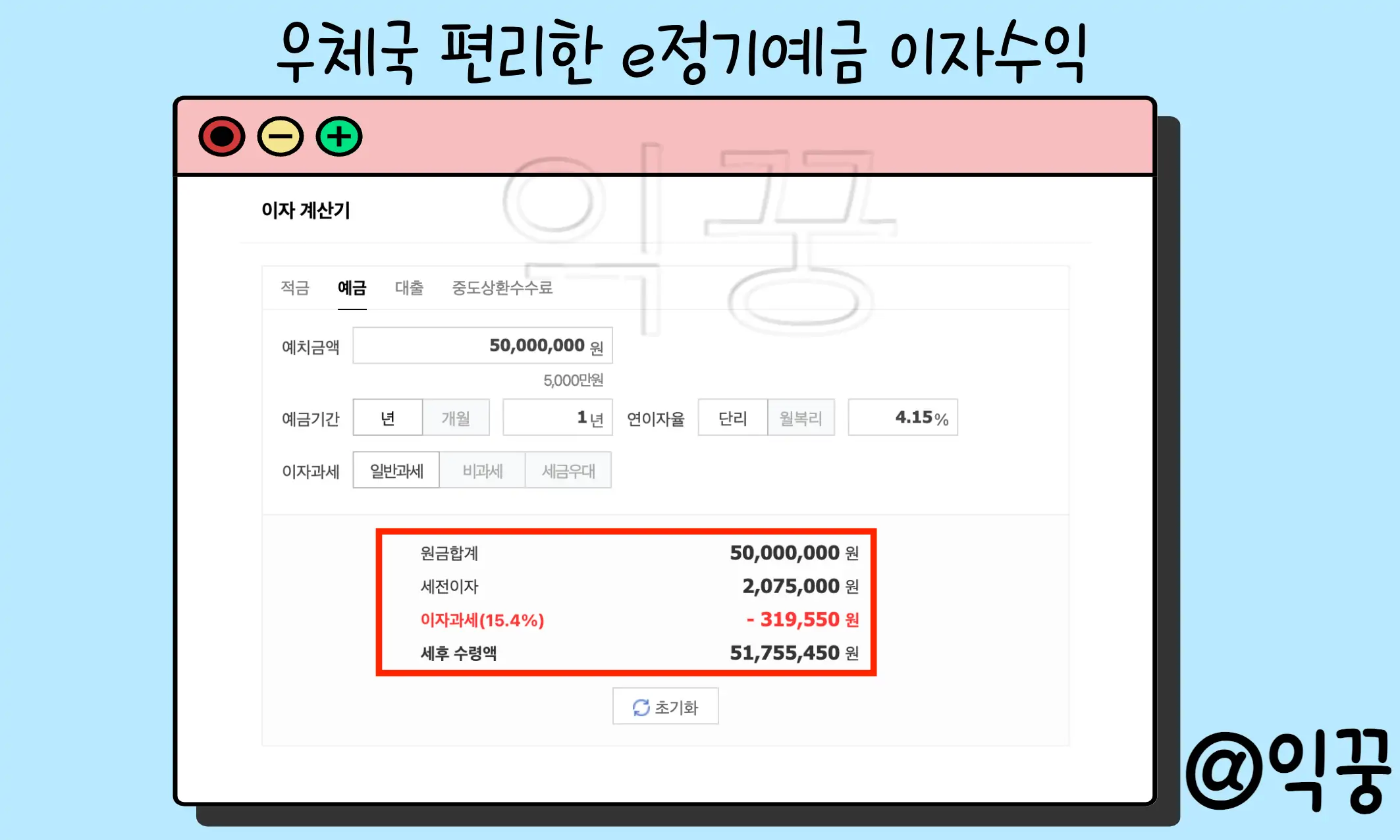 우체국 정기예금 3가지 금리 비교 예금자보호 한도 없음6