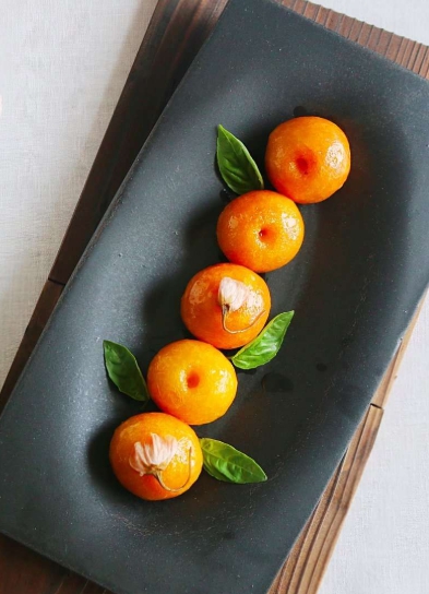 한국의 떡 종류 우메기떡(개성주악)