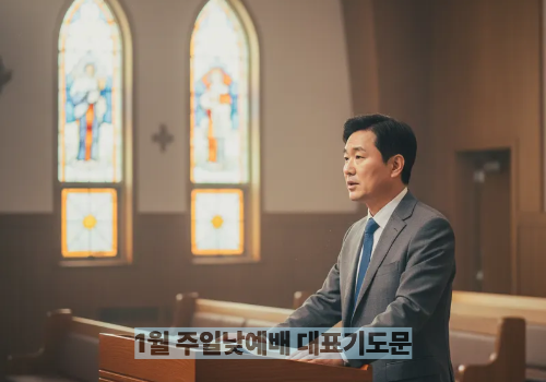 1월 주일낮예배 대표기도문