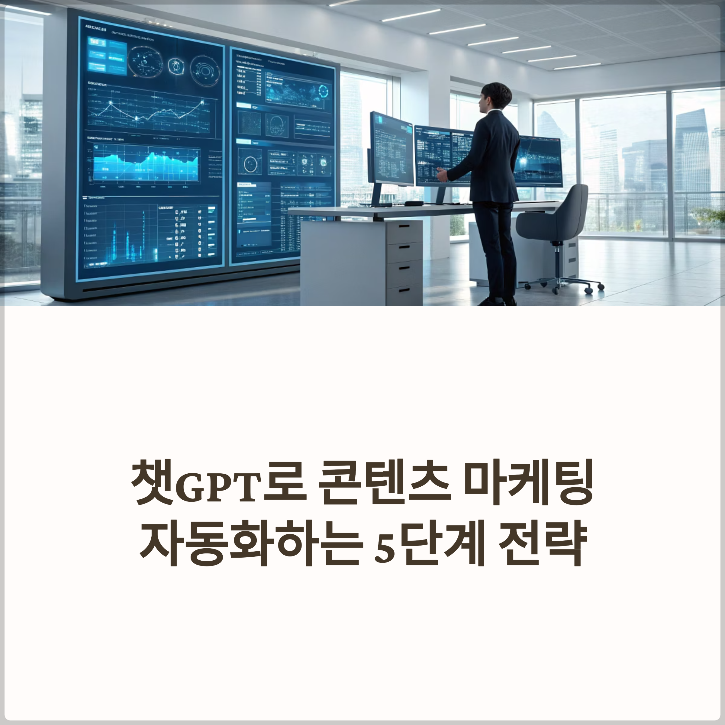 챗GPT로 콘텐츠 마케팅 자동화하는 5단계 전략 썸네일 이미지