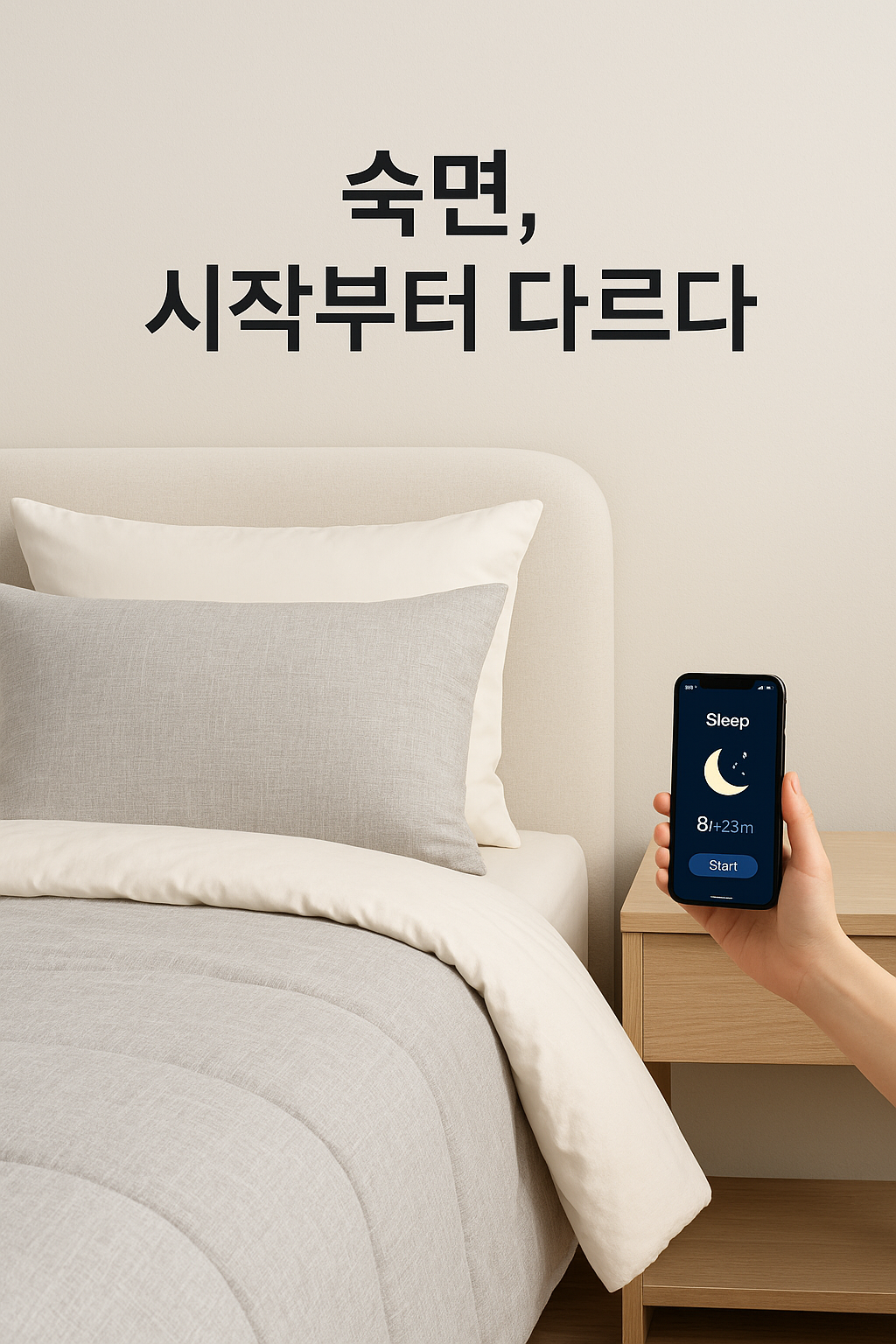 "휴식 관련 제품 추천 배너 스타일 이미지"