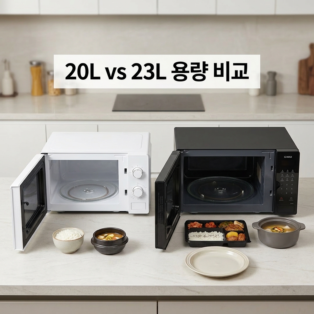 전자레인지 추천 다이얼식 터치식 조작방식 차이