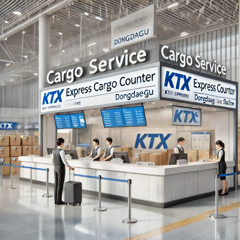동대구역 KTX 특송 창구