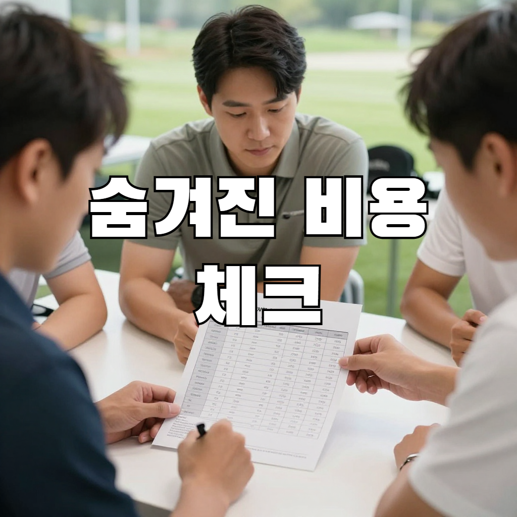 숨겨진 비용 체크