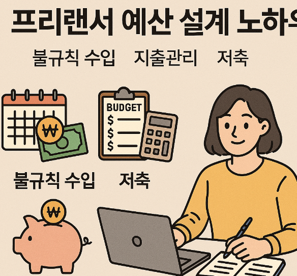 프리랜서 예산 설계 노하우 (불규칙 수입, 지출관리, 저축)