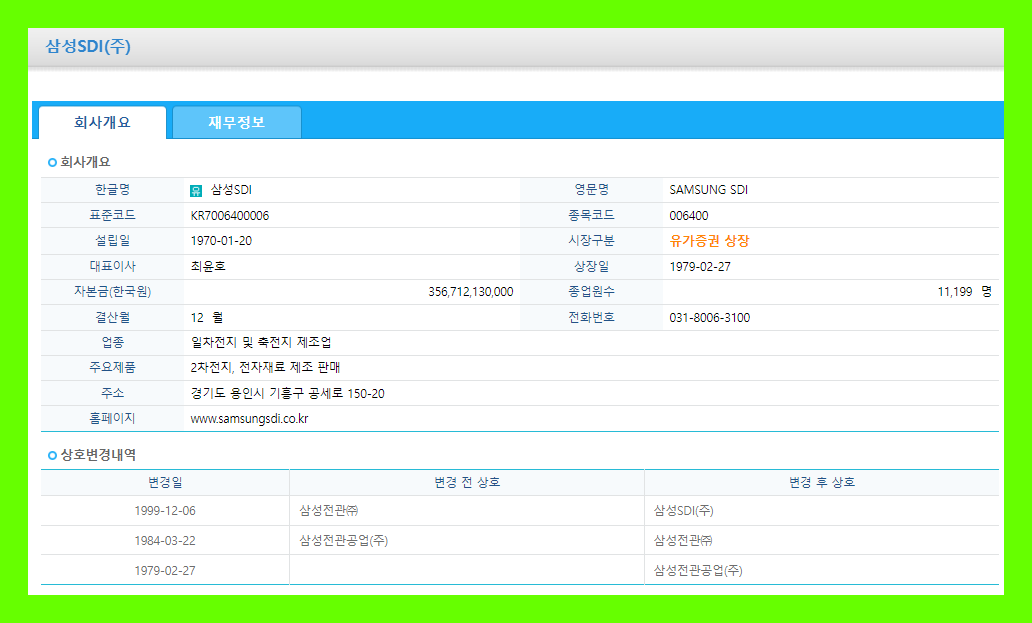 삼성SDI 주식 주가 목표 차트 시세 공시 거래소 추천주 전망 및 기업 분석 배당금 수익률