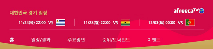 카타르 월드컵 중계 방송사