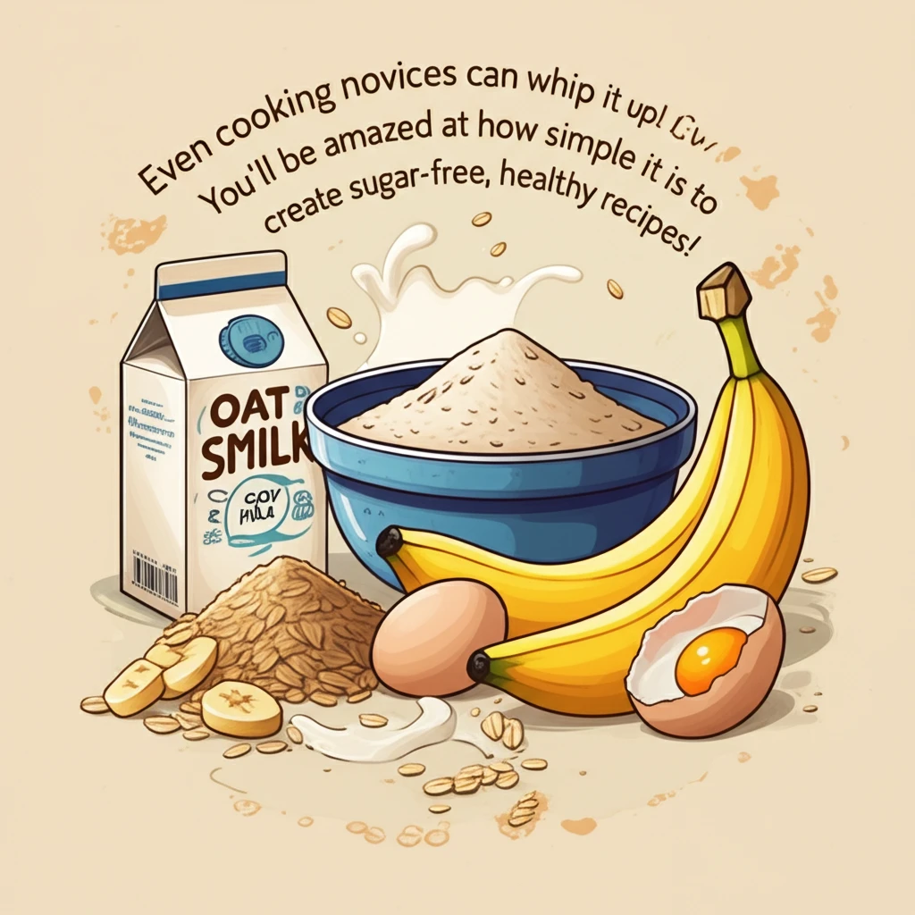 밀가루 없는 오트밀 팬케이크 만들기 ..