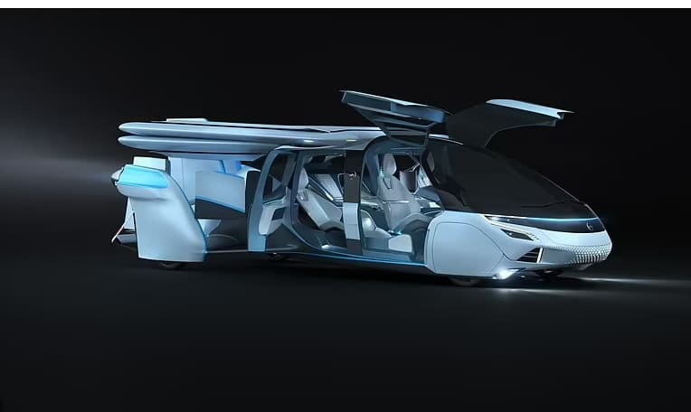 세계 최초 4인승 플라잉 택시 VIDEO: 'World's first' four-seater flying TAXI is unveiled