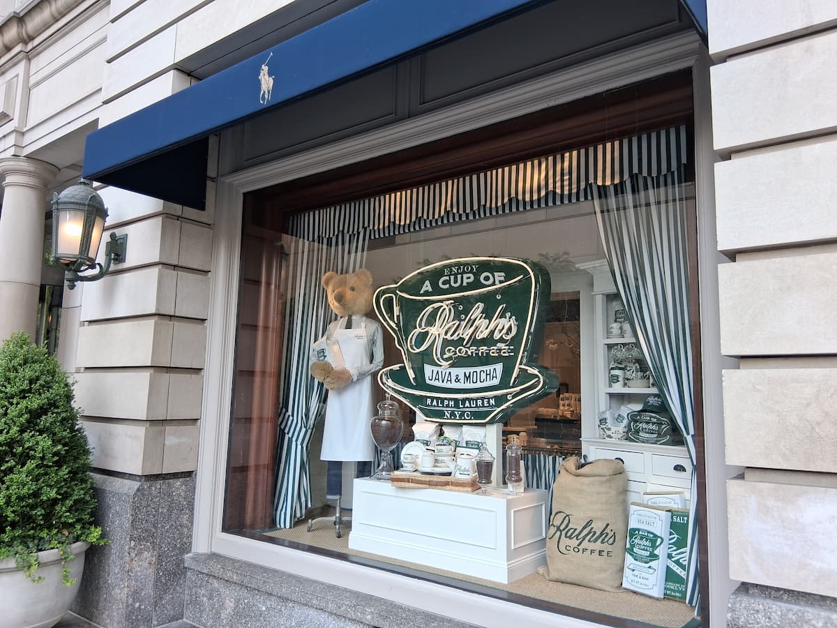 시카고 랄프스 커피매장 입구