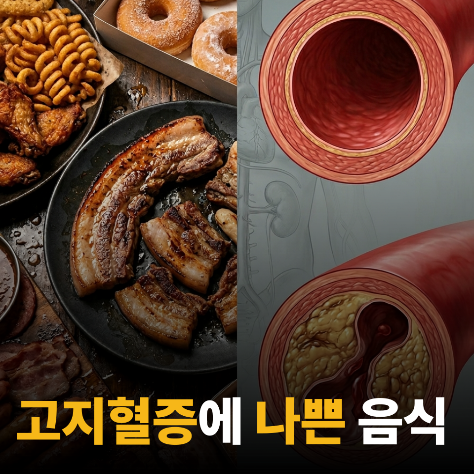 고지혈증에 나쁜 음식