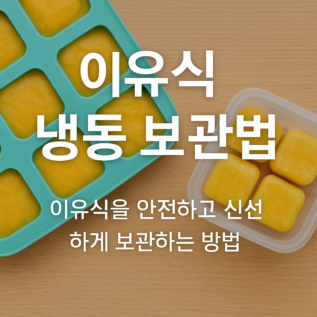 이유식 냉동 보관법