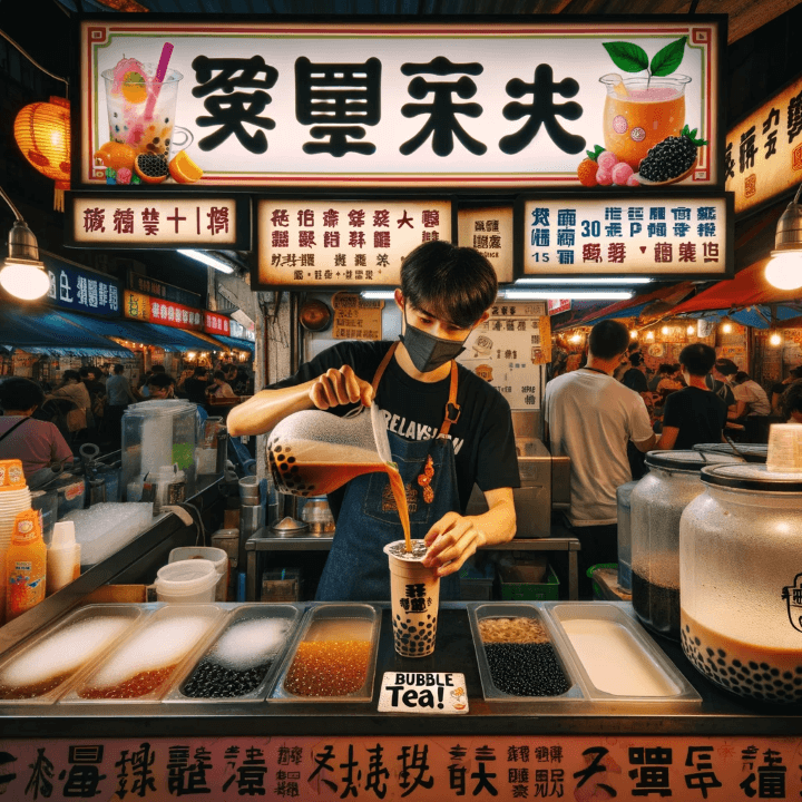 버블티(Zhēnzhū Nūch&aacute;)