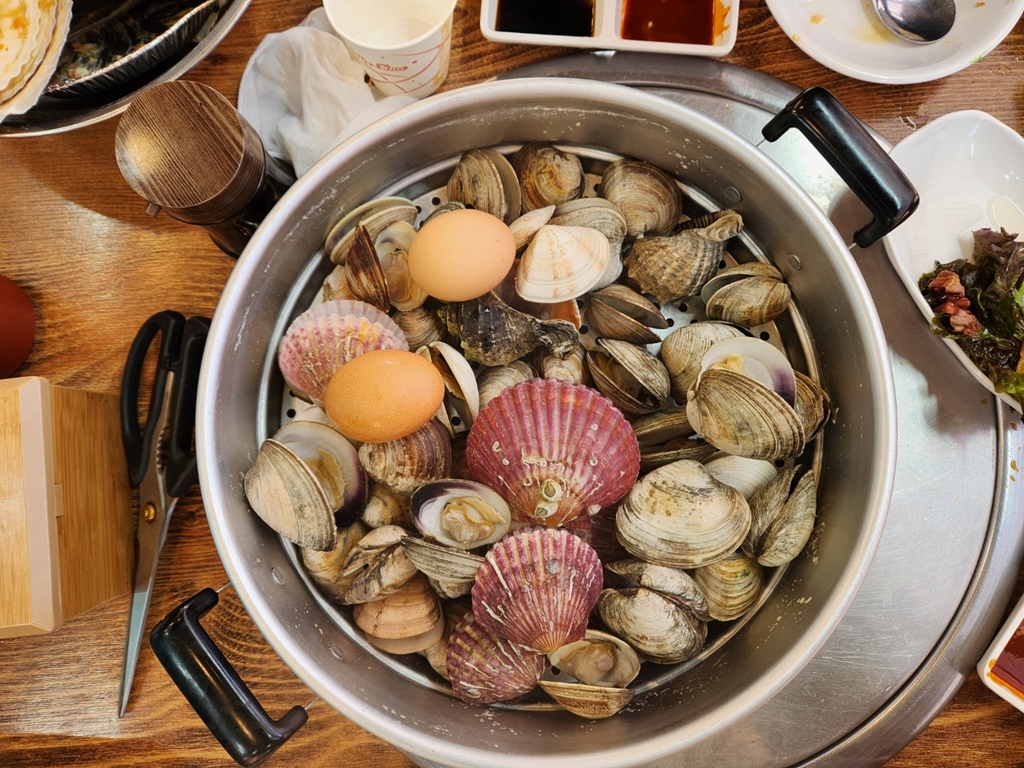 양지-치즈조개구이-가게-모듬조개찜