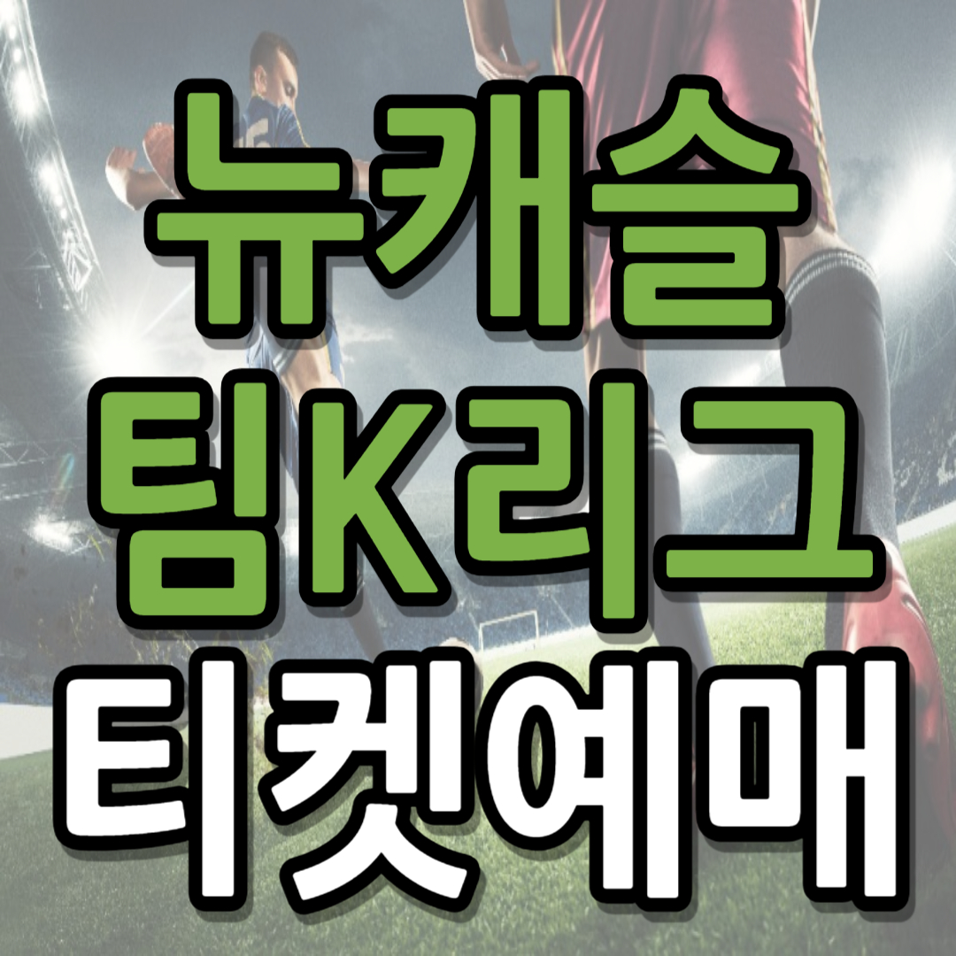 뉴캐슬 팀k리그 티켓팅 예매