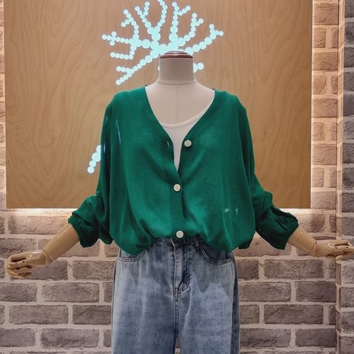 레코브 루즈핏 썸머 가디건 LU31B7KC513X