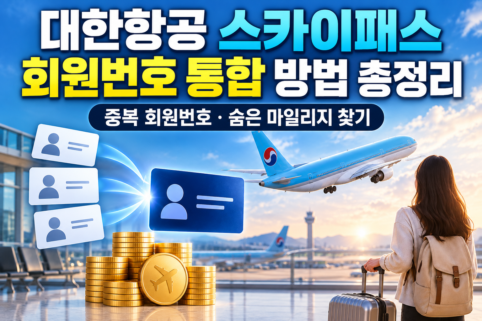 대한항공 스카이패스 회원번호 통합 방법 총정리｜중복 회원번호&middot;숨은 마일리지 찾기 관련 사진