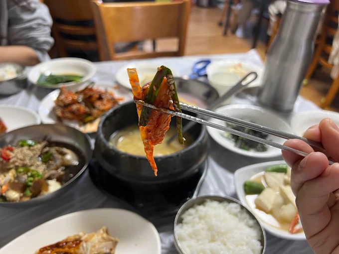 전남 여수 게장백반집 '백금식당'